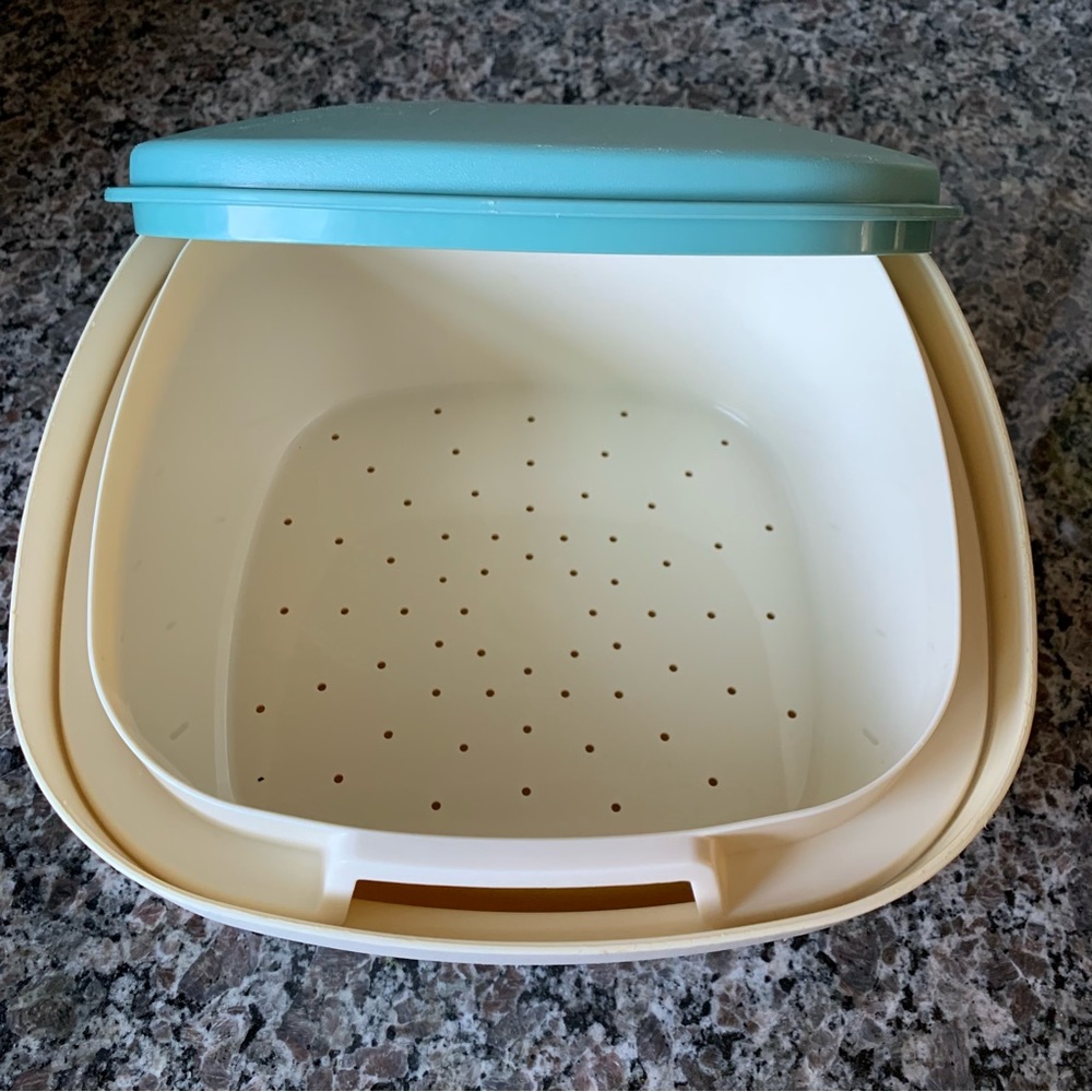Vintage Tupperware steamer 889-15 steam n store